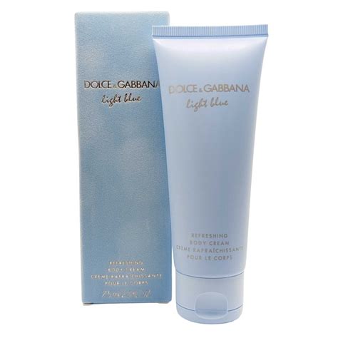 dolce & gabbana light blue body cream|dolce perfume.